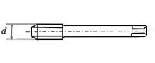 Метчики машинные и ручные с проходным хвостовиком для метрической резьбы ГОСТ 3266