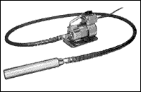 Вибратор электромеханический глубинный ручной с гибким валом ИВ-116